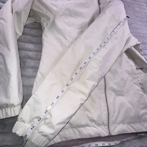 The North Face Jacket Womens Large Dryvent Quest White Purple Winter Hooded Coat - Picture 9 of 12